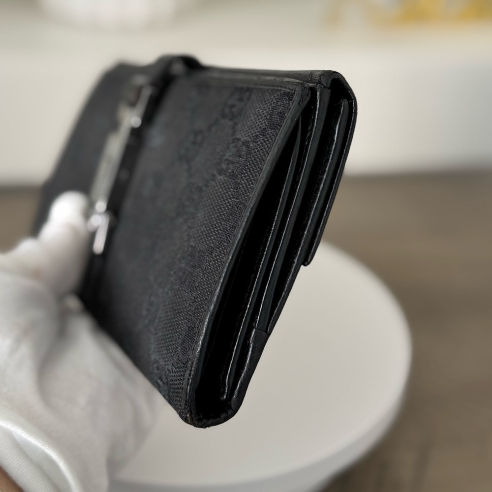 Gucci Jackie Long Wallet w/ Silver Hardware - Picture 11 of 14